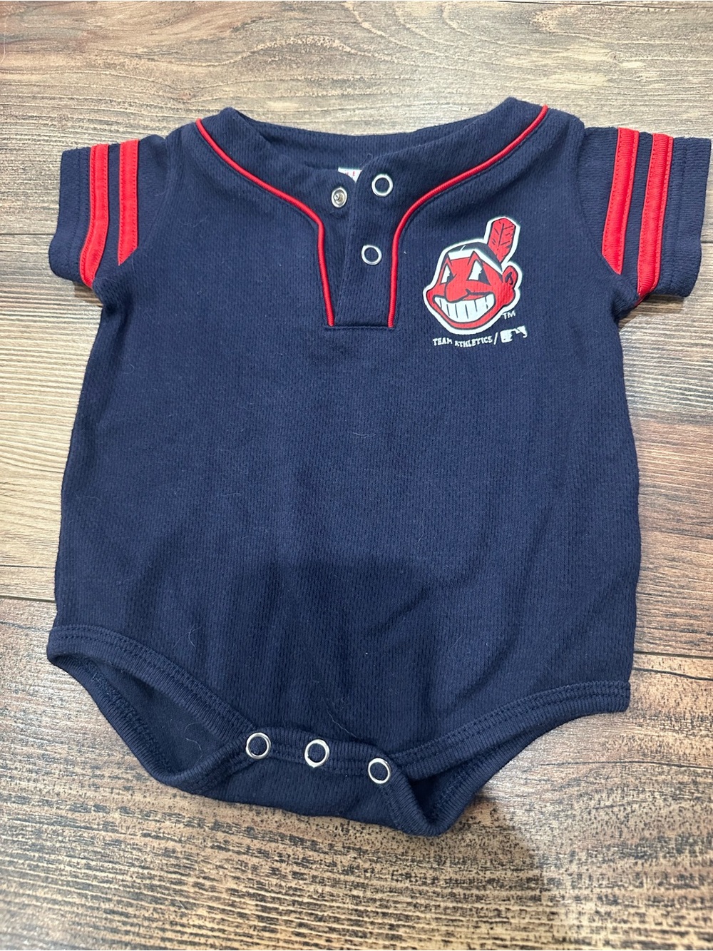 Vintage Cleveland Indians Unisex Chief Wahoo Baby Bodysuit